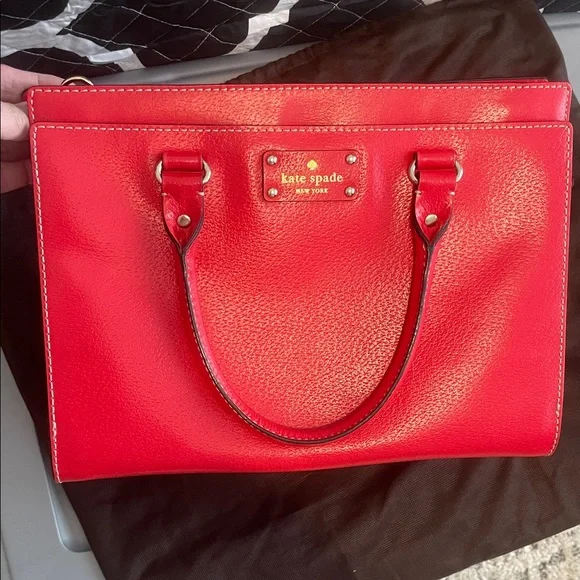 Kate Spade Bold Red Satchel - Picture 2 of 11